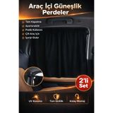 inkarix 2 adet oto yan cam güneşlik perde tüm araçlara uyumlu gizlilik perdesi