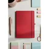 inkglo Kırmızı Çizgili Defter Sert Kapaklı Tarihsiz Ajanda Not Defteri 13x21cm
