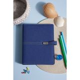 inkglo Lacivert Termo Deri Mıknatıs Kapaklı Spiralli Kişiye Özel Planlayıcı Ajanda