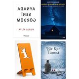 İnkılap Kitabevi Aynada Seni Gördüm - Aylin Algun + Kuzey Işıklarının Şarkısı + Telefon Tutucu + Bir Kar Tanesi