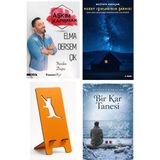 İnkılap Kitabevi Elma Dersem Çık-Yeniden Doğuş - Aşkım Kapışmak + Kuzey Işıklarının Şarkısı + Telefon Tutucu + Bir Kar Tanesi