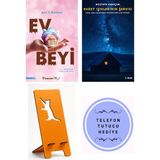 İnkılap Kitabevi Ev Beyi - Aslı T. Kızmaz + Kuzey Işıklarının Şarkısı + Telefon Tutucu