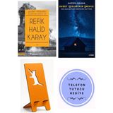 İnkılap Kitabevi Gurbet Hikayeleri - Yer Altında Dünya Var - Refik Halid Karay + Kuzey Işıklarının Şarkısı + Telefon Tutucu