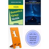 İnkılap Kitabevi Küçük Osmanlıca - Türkçe Sözlük - Mustafa Nihat Özön + Kuzey Işıklarının Şarkısı + Telefon Tutucu