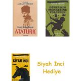 İnkılap Kitabevi Sınıf Arkadaşım Atatürk + Dünyanın Merkezine Yolculuk + Siyah Inci Hediye - Hayır