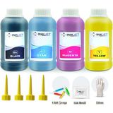inkjet Canon E404 - E414 - E474 - E484 Yazıcı Kartuş Dolum Mürekkep Seti Inkjet 250 ml 4 Renk Canon PG46 CL56 - Renkli