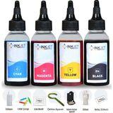inkjet Canon Pixma E414 Yazıcı Için Kartuş Dolum Seti 4X100ML - Renkli