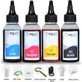 inkjet Canon Pixma E414 Yazıcı Uyumlu Kartuş Dolum Seti 4x100ml