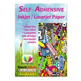 Inkjet Ve Laser Uyumlu Sticker Güçlü Yapışkanlı A4 Etiket Kağıdı MAT YÜZEYLİ 120gsm (20 yaprak)