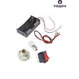 inkspire Basit Elektrik Deney Seti 1 Paket Seri Bağlı Elektrik Devresi 1 Adet Fen Bilimleri Elektirik Seti