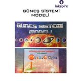 inkspire Boyanabilir Güneş Sistemi 1 Paket 9 Lu Gezegen Sistemi Maketi Strafor Gezegen Şeklinde Köpük Toplar