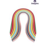 inkspire Quilling Seti 10 mm 50 cm 1 Paket Telkari Renkli Kağıt Katlama Kıvırma Kalın Quling Seti Kuiling
