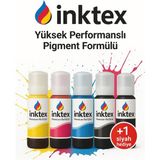 inktex Canon Gı-41 G1420/G1460/G2420/G2460/G2470/G3420/G3460 4 Renk Mürekkep Takımı + 1 Siyah Hediyeli - Siyah - Kırmızı - Sarı - Mavi