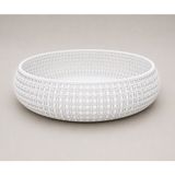 Inky Punky Rattan Desenli Dekoratif Tepsi 20 cm