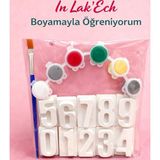 İNLAKECHANDMADE İn Lak’Ech Boyamayla Öğreniyorum Rakamlar Boyama Seti – Çocuklar İçin Eğitici Sayı Boyama Oyuncağı