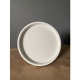 İnlakechandmade Minimal Premium Yuvarlak Dekoratif Tabak | El Yapımı Modern Obje | Masa & Vitrin Dekoru