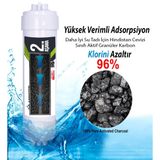 Inline 2 Aşama GAC KARBON Filtre-Granül Tüm Kapalı Kasa Cihazlar ile Uyumludur.