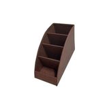 ınn design organizer masa üstü kalemlik beyoğlu serisi deri bordo 11x20x9.5cm dd-1212 - YOk