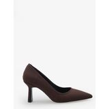 İnna Butikk Sindirel Kadın Topuklu Ayakkabı - Kahve Nubuk