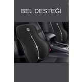INNDREAM Orjinal Ortopedik Bel Yastığı Sırt Minderi Visco Araç Bel Minderi Araç Sırt Yastıgı.