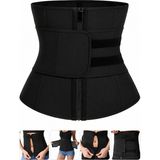 Inner Vision Sauna Etkili Termal Bel Korsesi Terletici Toparlayıcı Sıkılaştırıcı Korse Kemer Unisex - 4XL - 5XL - Siyah
