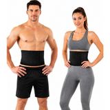 Inner Vision Termal Sauna Bel Korsesi – Spor ve Günlük Kullanım Için Ayarlanabilir, Terleme Etkili Destekleyici Bel Bandı - Standart - Siyah