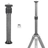 INNOREL ER252C Evrensel 10 Katmanlı Karbon Fiber Tripod Orta Sütun Uzatma Direği Uzatıcı-Tripod İki Bölmeli Orta Sütun Uzatma Çubuğu Tripod Monopod DSLR Kamera için 25,6 mm Tüp