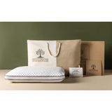 İnnova Bedding %100 Doğal Lateks Yastık, Pamuk Iç Kılıf & Dış Kılıf, Hipoalerjenik - 60 x 40 cm - Beyaz