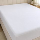 İnnova Bedding %100 Mikrofiber Yatak Koruyucu Alez - Sıvı Geçirmez Nefes Alabilen Fitted Alez - 160 x 200 cm - Beyaz