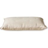 İnnova Bedding Nefes Alabilen Premium %100 Lateks Yastık Keten Kılıflı Yastık 50 x 70 cm - Krem
