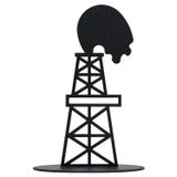 Innovative Fabricators, Inc. Oil Derrick Petrol Endüstrisi Pasta Süsü Orta Parça - 17,7 cm