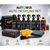 İnnowix 13 Parça Premium Auto Detailing Set Bakım Çantası 5 kg Araç İçi ve Dış Temizlik için Profesyonel Sonuç