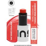 INO Beauty Cildi ve Dudakları Besleyici Yeniden Yapılandırıcı ve Nemlendirici Daylily Stick Ruj & Allık 8,77GR - Turuncu