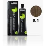 İnoa 8.1 Açık Kumral Küllü Saç Boyası 60 Ml Uzun Süre Kalıcı Amonyaksız Krem Formda Kadınlar İçin - Inoa 8.1 Numara Açık Kumral Küllü Saç Boyası 60 Ml (Oksidansız)