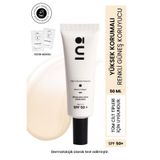 inobeauty Açık Cilt Tonu İçin SPF50+ Yüz Güneş Kremi – Yüksek Korumalı ve Ton Eşitleyici 50 ml-01 Light
