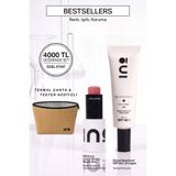 inobeauty Termal Çantalı Bestseller Set , Nemlendirici Güneş Kremi SPF+50 01 LIGHT Cilt Tonu Eşitleyici (Saf Kolajen) + Hibiscus - Stick Ruj & Allık 4,5Gr+ Termal Çanta