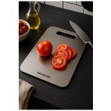 Inogastro Mutfak 2Mm-30x40-304 Kalite Paslanmaz Çelikten Büyük End. Kesme Tahtası 6 silikon yapıştırıcı ayaklık ile