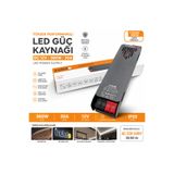 İnoled 1209 – 30A 360W 12V LED Güç Kaynağı | Kısa Devre Korumalı Adaptör | Şerit LED Trafo | 220V Ac – 12V Dc Dönüştürücü | Yüksek Verimli, Güvenli, Uzun Ömürlü LED Trafo Şerit LED Güç Kaynağı