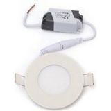 Inoled 2703-03 3 Watt Sıva Altı Yuvarlak LED Panel Armatür - Gri