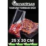 İNOVATİFSAN Vakum Poşeti Düz 25x30 Cm 1 Kg Vakum Torbası Endüstriyel Vakum Torbası