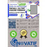 İnovatifsan Vakum Torbası Tırtıklı 20x30 Cm 1 KG (97 ADET) Vakumlu Poşet Ev Tipi - 20 x 30 cm