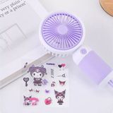 İnovaxis Inovaxis Stickler Mor Taşınabilir Mini Fan, Şarjlı Masaüstü Vantilatör Hafif ve Kompakt