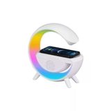 Inovaxis Led Işıklı Kablosuz Şarjlı Bluetooth Hoparlör Masa Lambası Gece Lambası