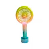 Inovaxis Mini El Fanı Taşınabilir Serinletici Işıklı Şarjlı Vantilatör 3 Kademeli Hız Ayarı