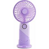 İnovaxis Taşınabilir Mini Fan USB Şarjlı El Vantilatörü 3 Kademeli Sessiz - Mor