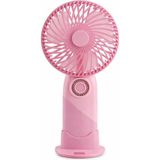 İnovaxis Taşınabilir Mini Fan USB Şarjlı El Vantilatörü 3 Kademeli Sessiz - Pembe
