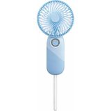İnovaxis Taşınabilir Mini Fan USB Şarjlı El Vantilatörü 3 Kademeli Sessiz Vantilatör - Mavi