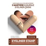 İnowia YUZA-Eyeliner Stamp-Kahverengi-Çift Taraflı-Suya dayanıklı