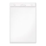 İnox 110 x 160 mm Dikey Büyük Yaka Kart Poşeti