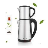 Inox Çaycı Elektrikli Çay Makinesi Kaliteli Paslanmaz Çelik Filtre (1.8L - 1500W) Erdem Store